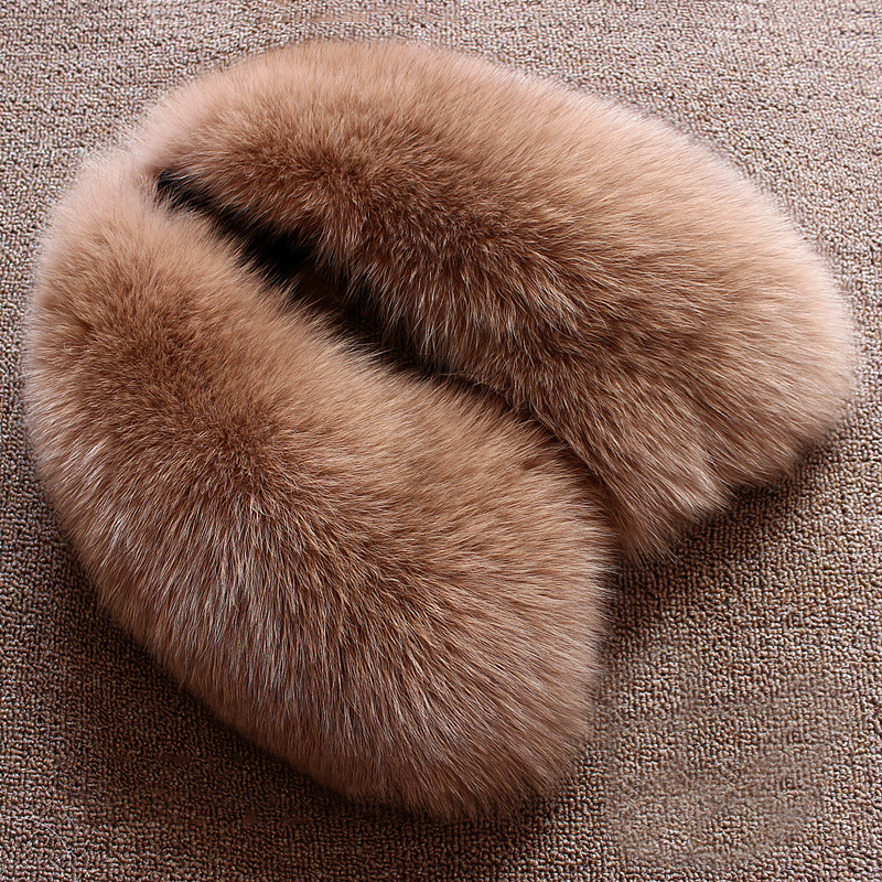 Real wool collar whole fur fox - Wool Scarf Men recensione e prezzo