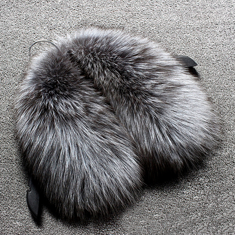 Real wool collar whole fur fox - Wool Scarf Men recensione e prezzo