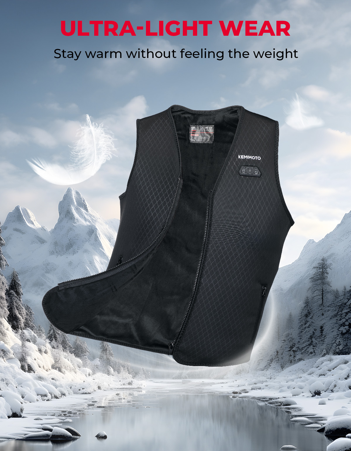 Lightweight Heated Vest USB Po - Heated Vest Battery recensione e prezzo