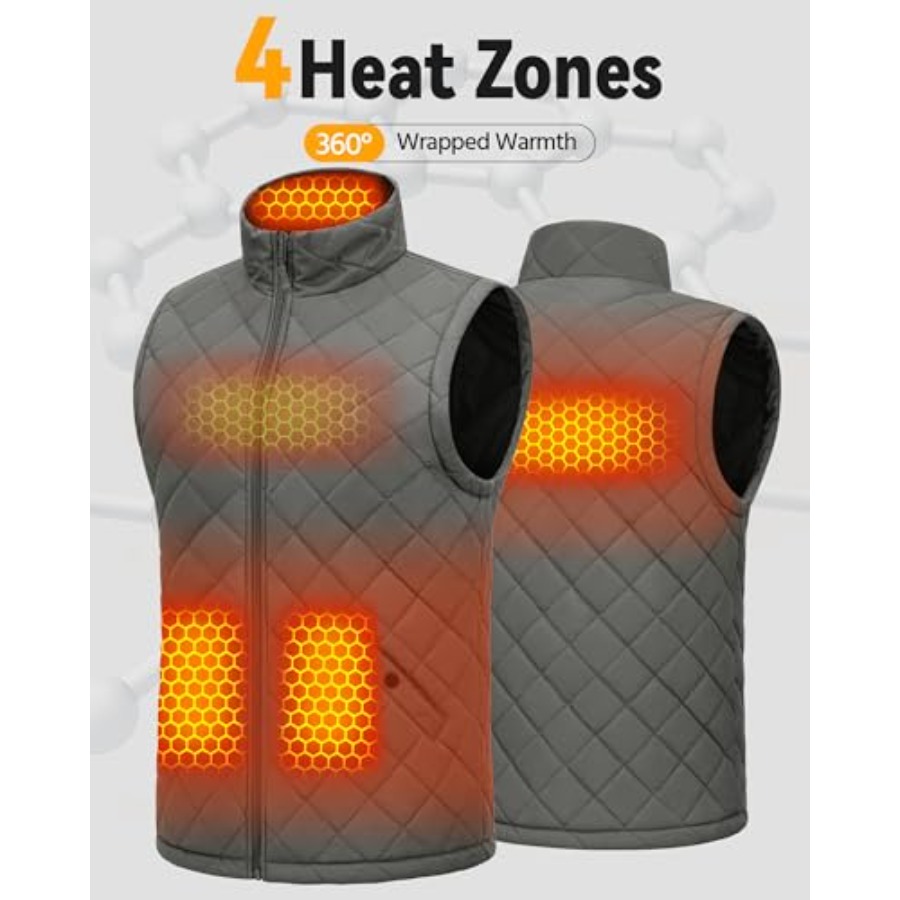 Wulcea Graphene Heated Vest Fo - Heated Vest Battery recensione e prezzo