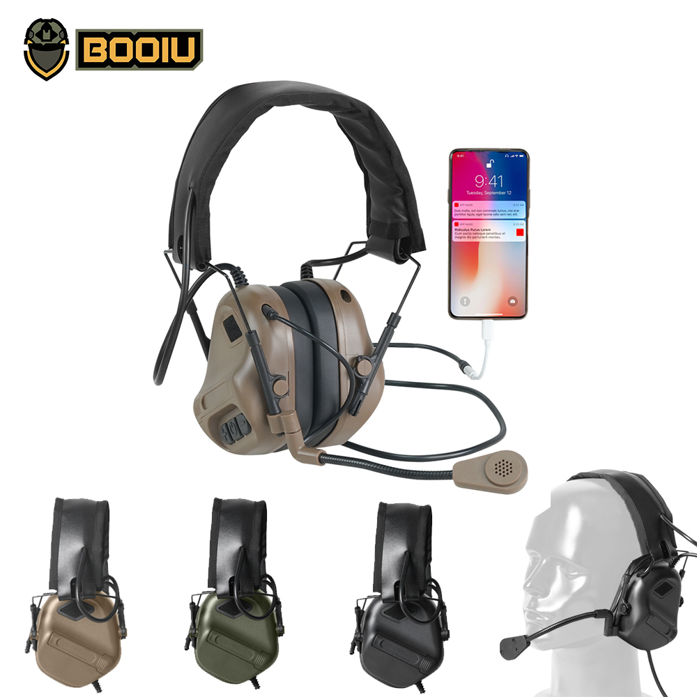 BOOIU Tactical Electronic Shoo - Earmuffs Foldable recensione e prezzo