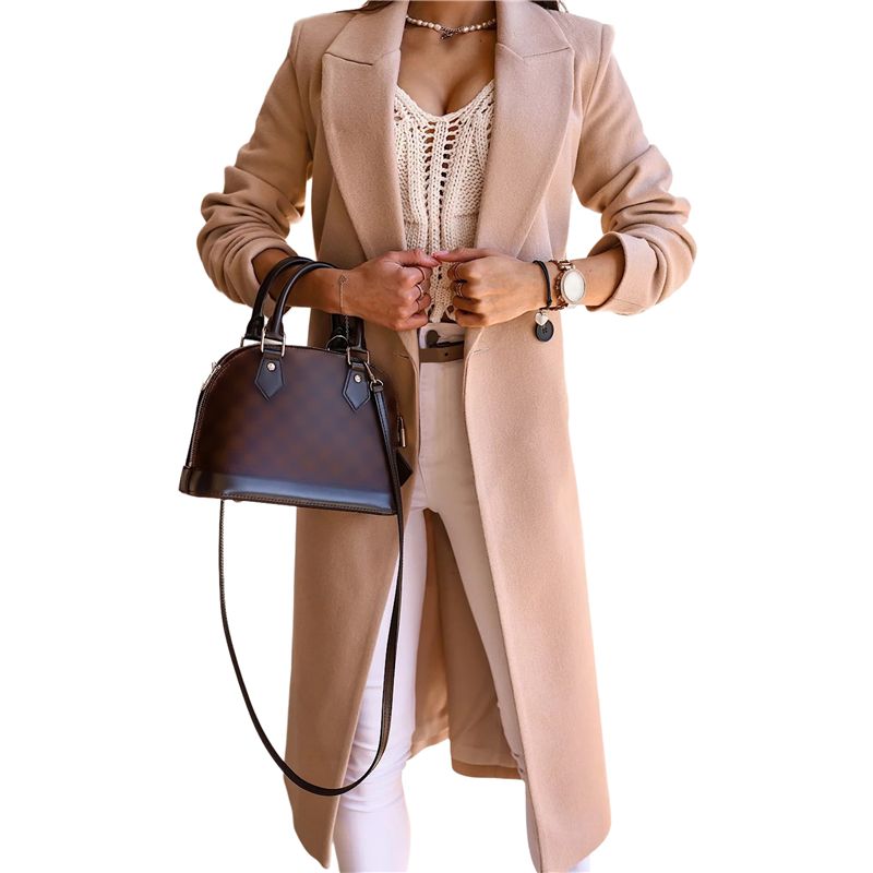 A24F-Women Long Wool Coats For - Wool Coat Peacoat recensione e prezzo