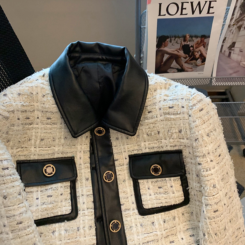 Contrast Stitching Tweed Fragr - Down Jacket Packable recensione e prezzo