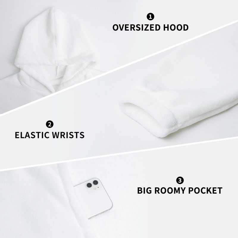 Hippie Flower Floral Retro Bla - Sherpa Hoodie Fleece recensione e prezzo