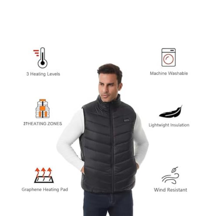 Heated Down Vest for and Wo wi - Heated Vest Battery recensione e prezzo