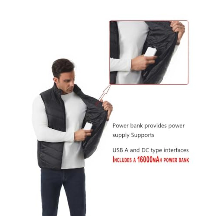 Heated Down Vest for and Wo wi - Heated Vest Battery recensione e prezzo