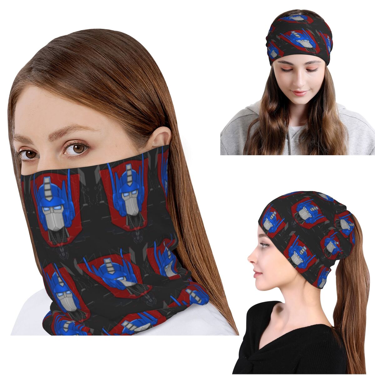 Optimus Prime Bust Bandana Nec - Knit Beanie Hat Warm recensione e prezzo