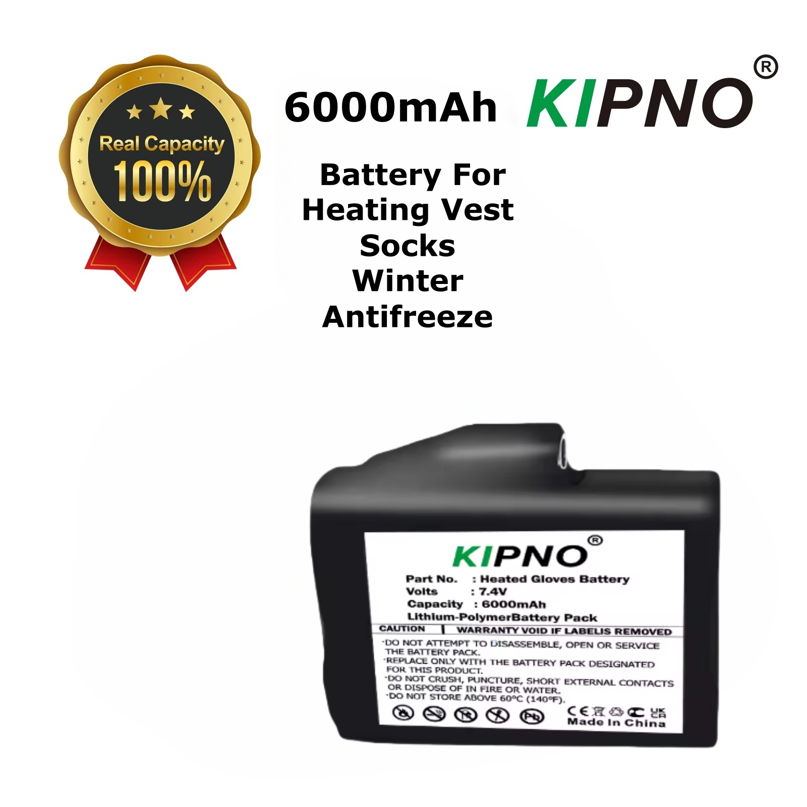 Heated Gloves Battery 7.4V 600 - Heated Vest Battery recensione e prezzo