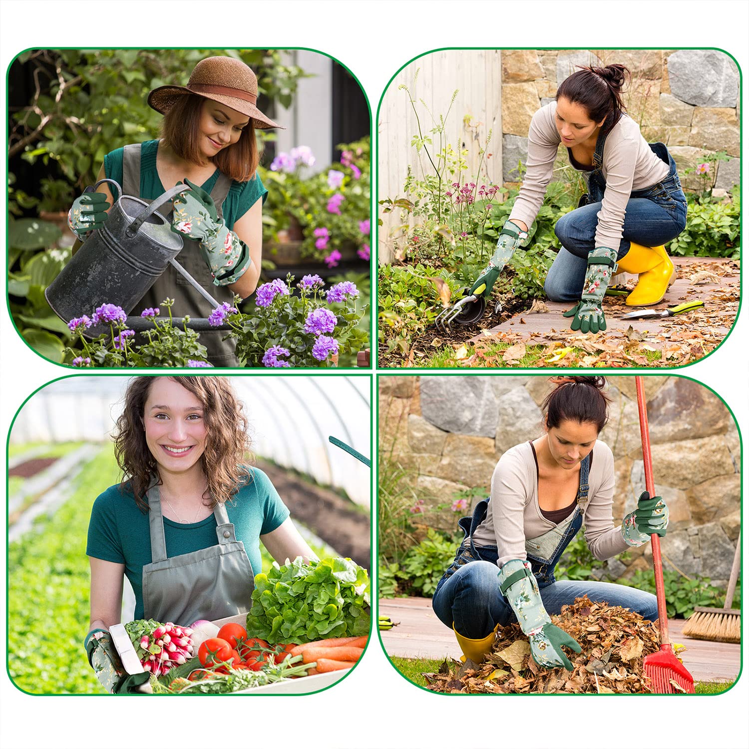 Women's Long Gardening Gloves, - Touch Screen Gloves recensione e prezzo