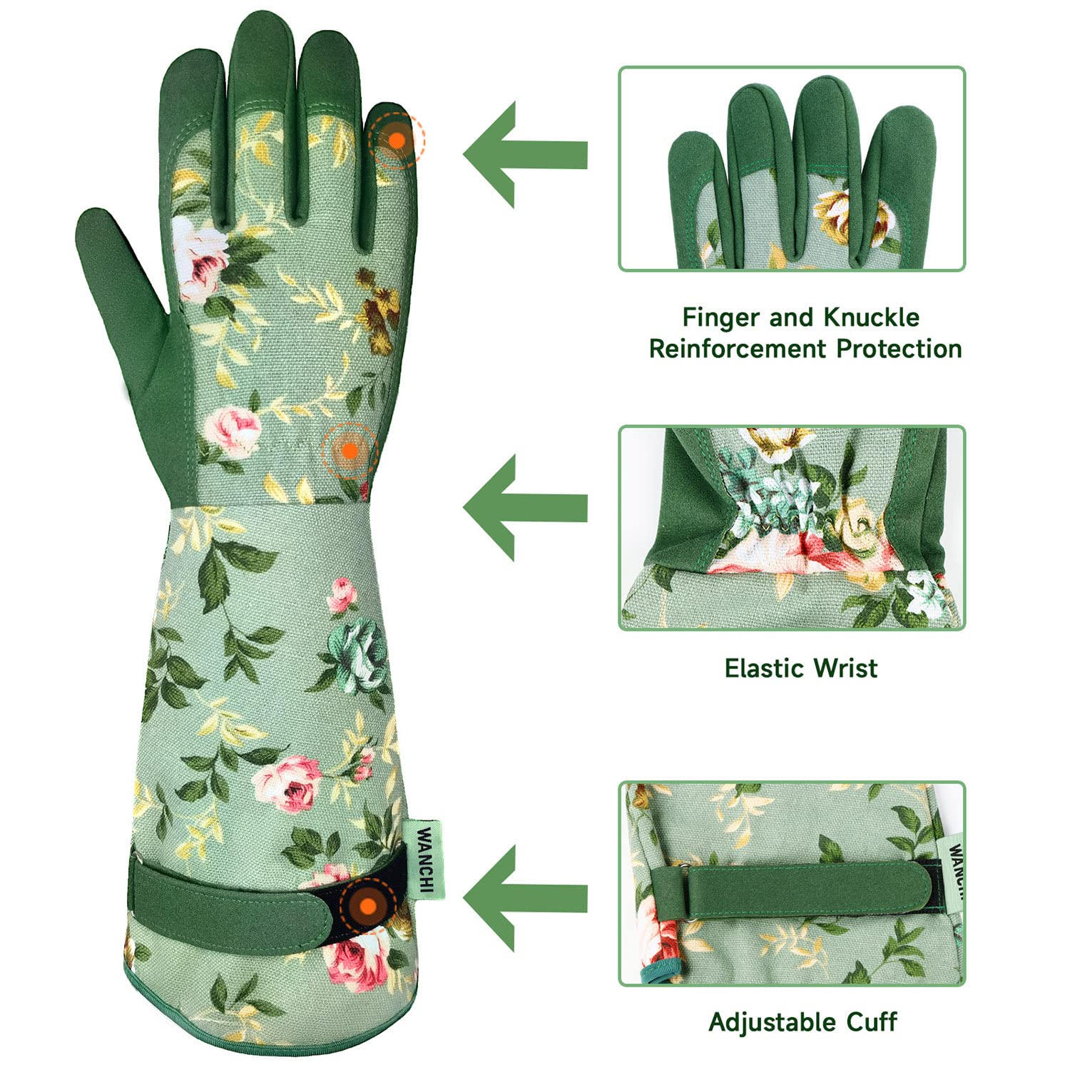 Women's Long Gardening Gloves, - Touch Screen Gloves recensione e prezzo