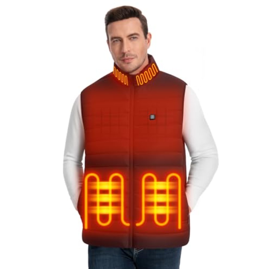 Men's Lightweight Heated Vest  - Heated Vest Battery recensione e prezzo
