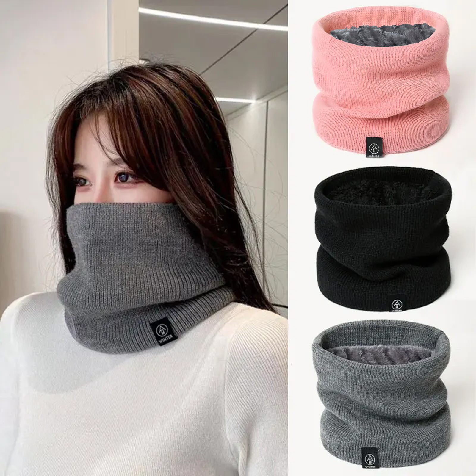 Fashion Women Knitted Scarf So - Wool Scarf Men recensione e prezzo