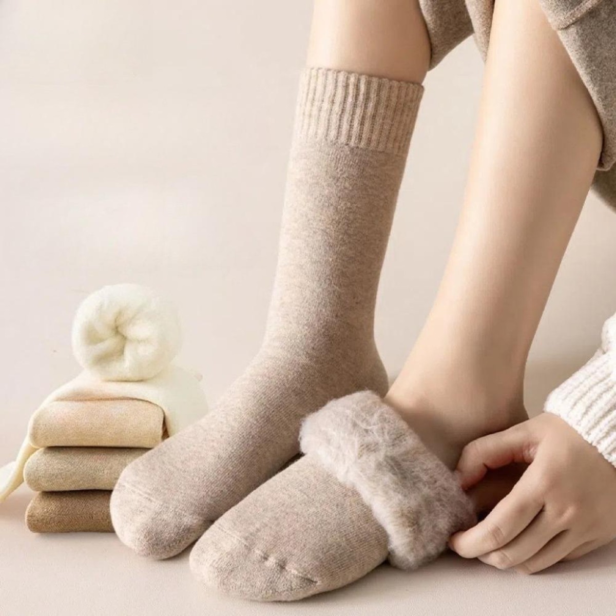 1 Pair Winter Warm Thermal Soc - Thermal Sock Wool recensione e prezzo