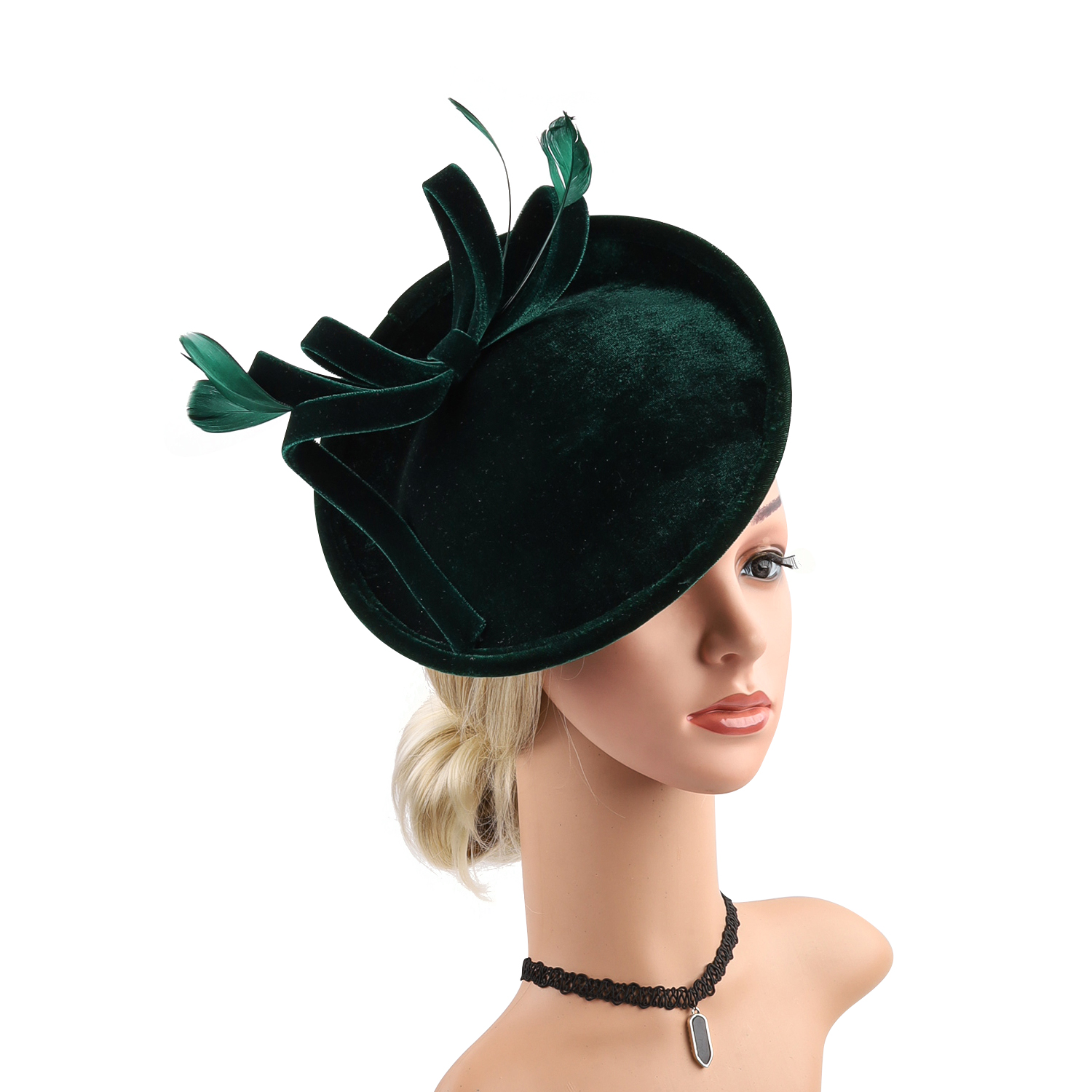 Velour Velvet Fascinator Feath - Winter Headband Fleece recensione e prezzo