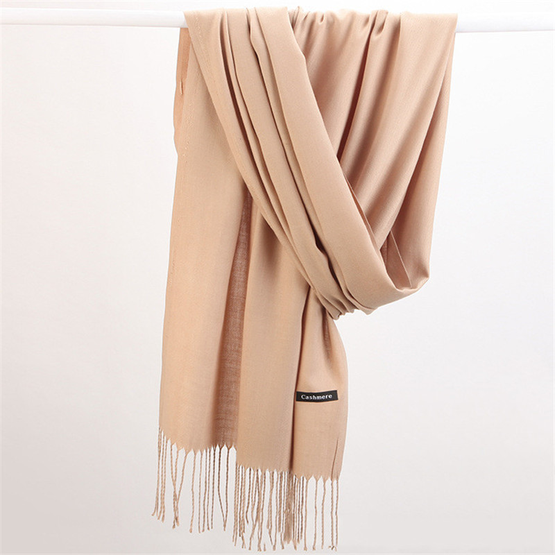 Women Solid Scarf Cashmere Fee - Cashmere Pashmina Wrap recensione e prezzo