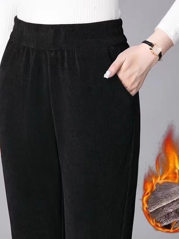 Thickened Straight Leg Pants W - Corduroy Pant Warm recensione e prezzo