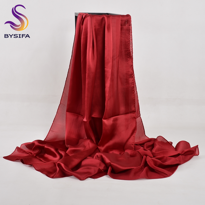 [BYSIFA] Solid Color Silk Scar - Shawl Wrap Winter recensione e prezzo