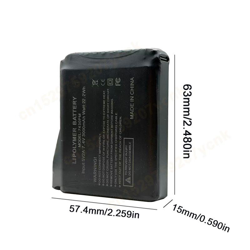 7.4V 3000mah Heated Gloves Bat - Heated Vest Battery recensione e prezzo