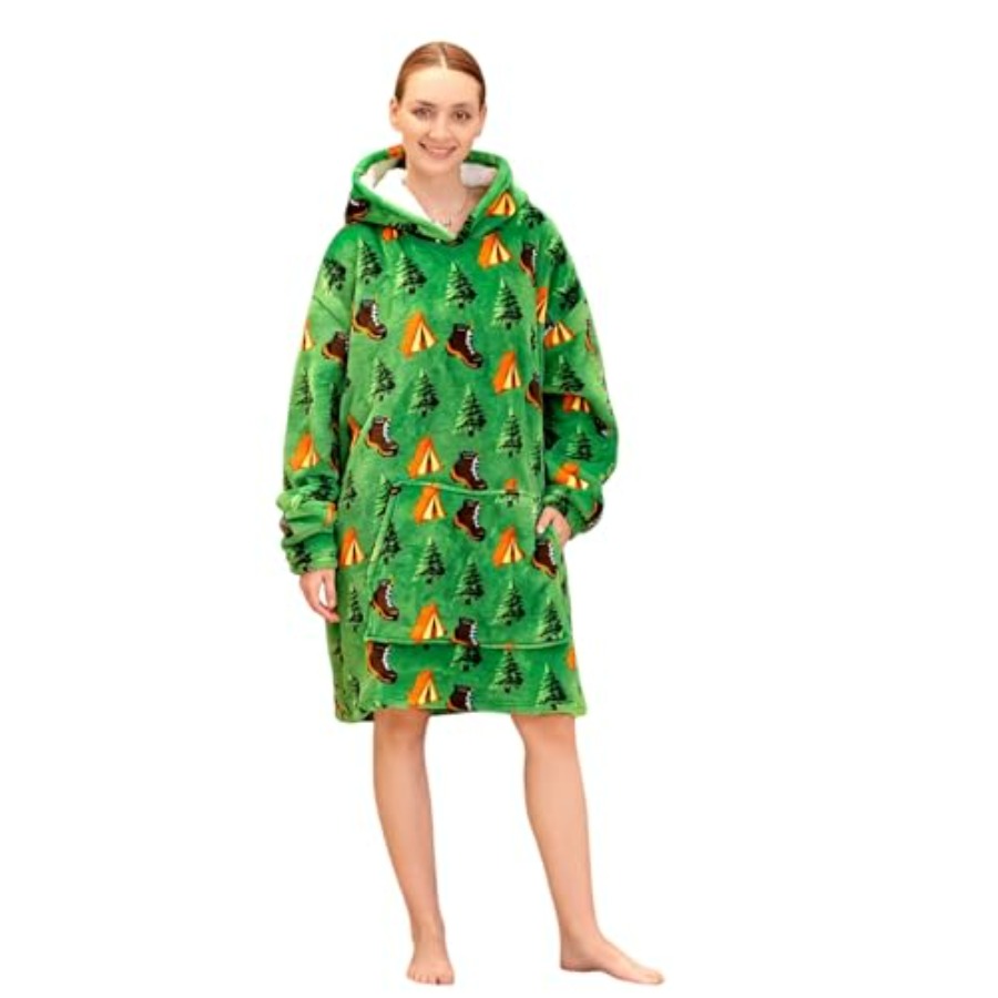 Wearable Blanket Hoodie for Ad - Sherpa Hoodie Fleece recensione e prezzo