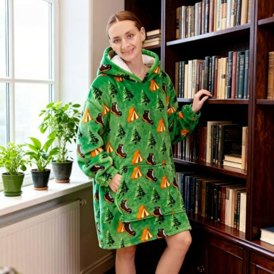 Wearable Blanket Hoodie for Ad - Sherpa Hoodie Fleece recensione e prezzo