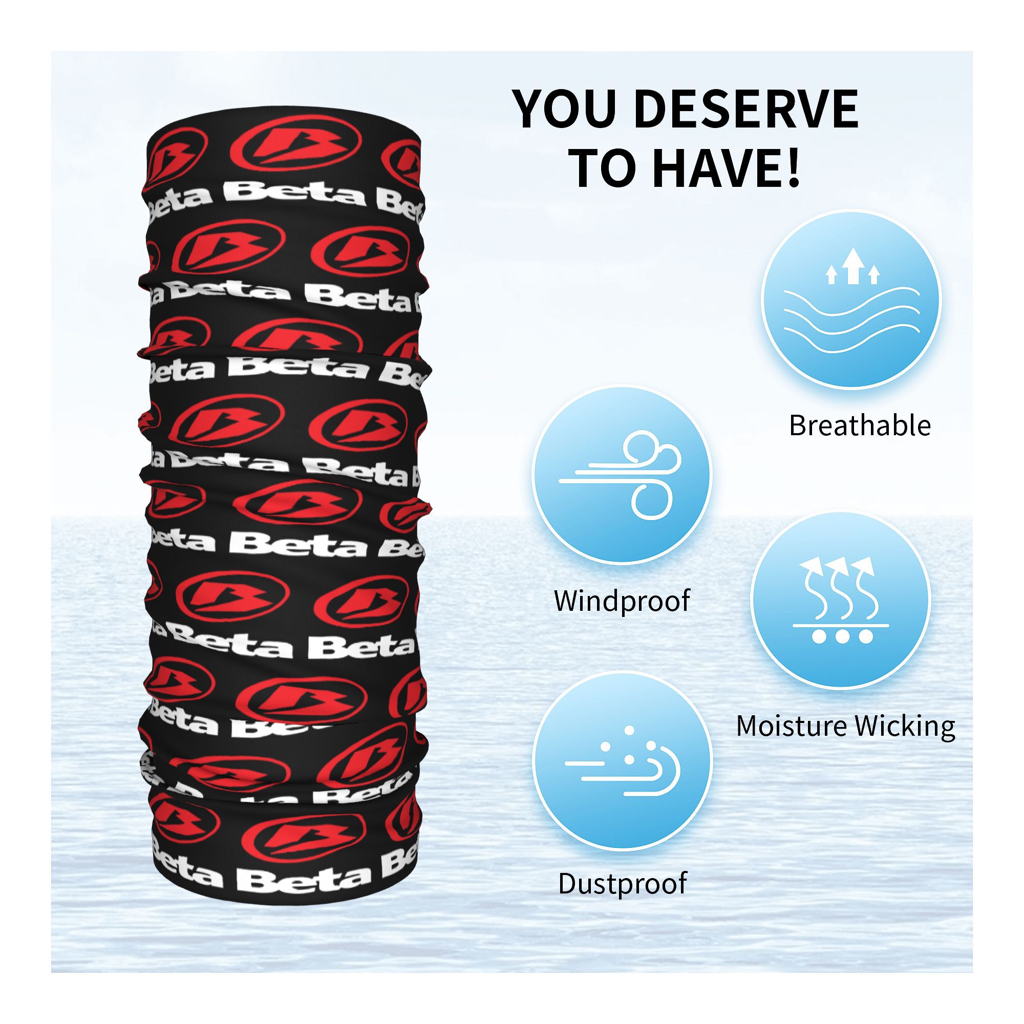 Custom New Motorcycle Racing B - Neck Gaiter Fleece recensione e prezzo