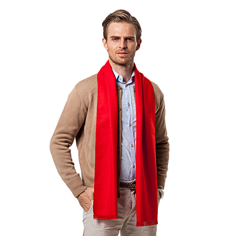 Fashion Winter Solid Color Men - Wool Scarf Men recensione e prezzo