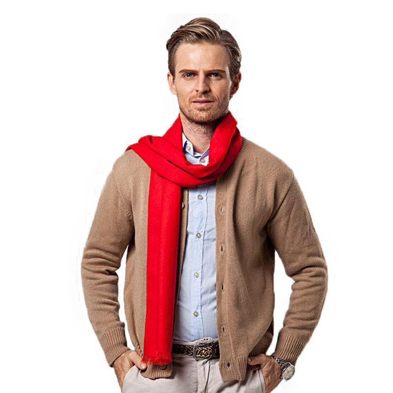 Fashion Winter Solid Color Men - Wool Scarf Men recensione e prezzo