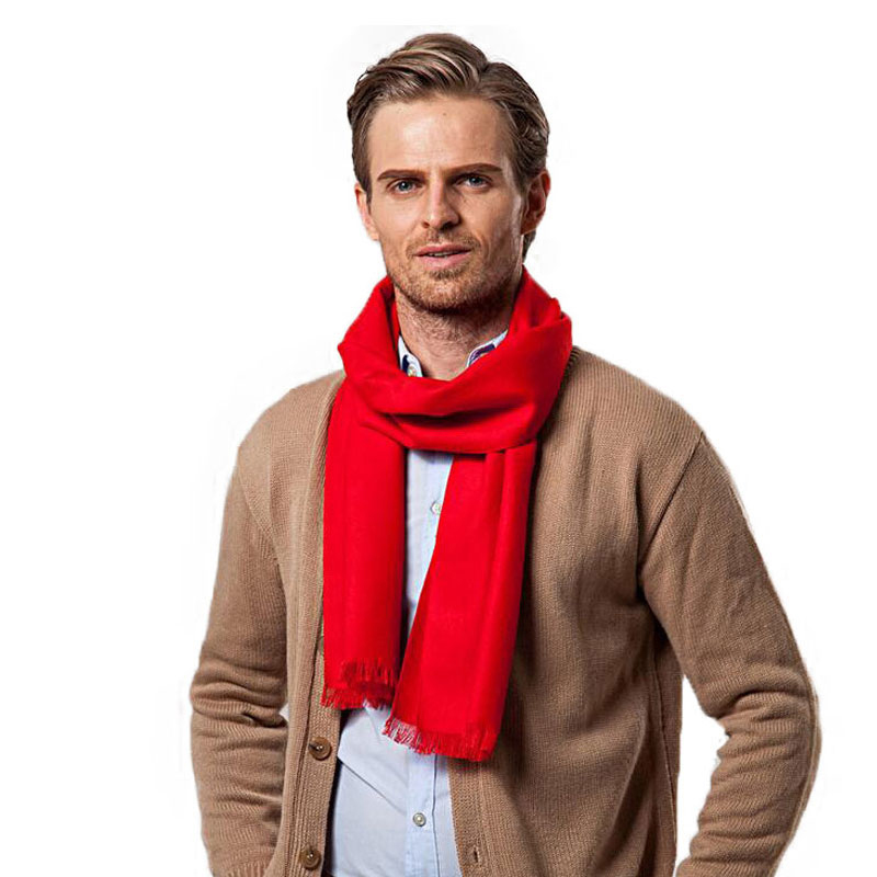 Fashion Winter Solid Color Men - Wool Scarf Men recensione e prezzo