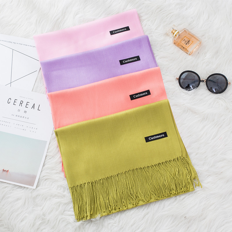 Fashion Solid Color 2020 Women - Cashmere Pashmina Wrap recensione e prezzo