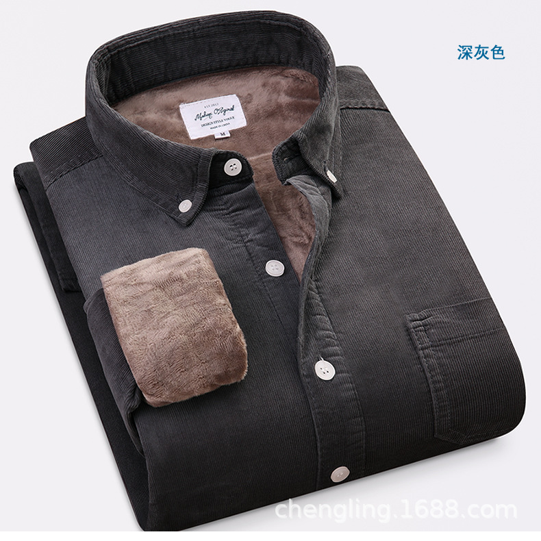 Corduroy Warm Shirts Cotton Pl - Flannel Shirt Lined recensione e prezzo