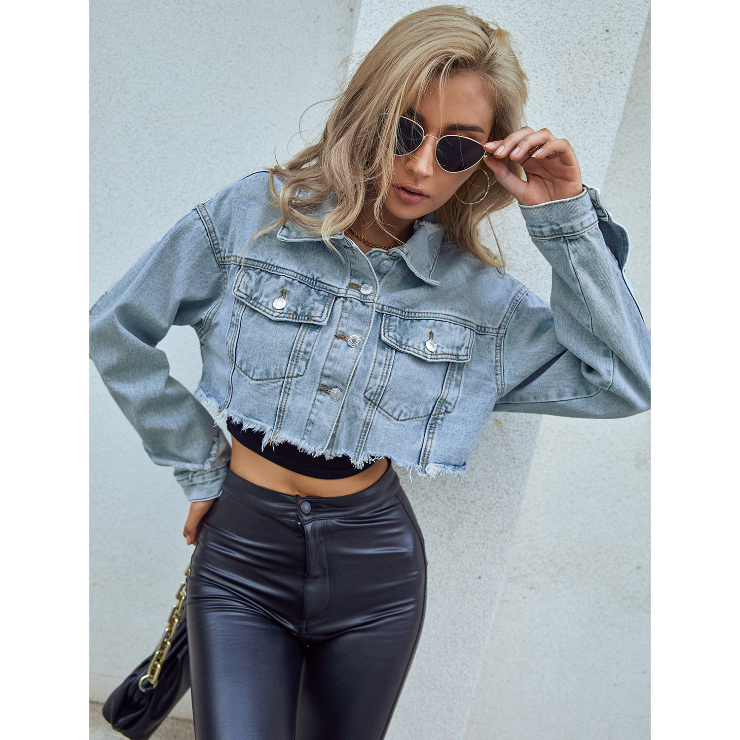 Women Denim Coats Solid Short  - Down Jacket Packable recensione e prezzo