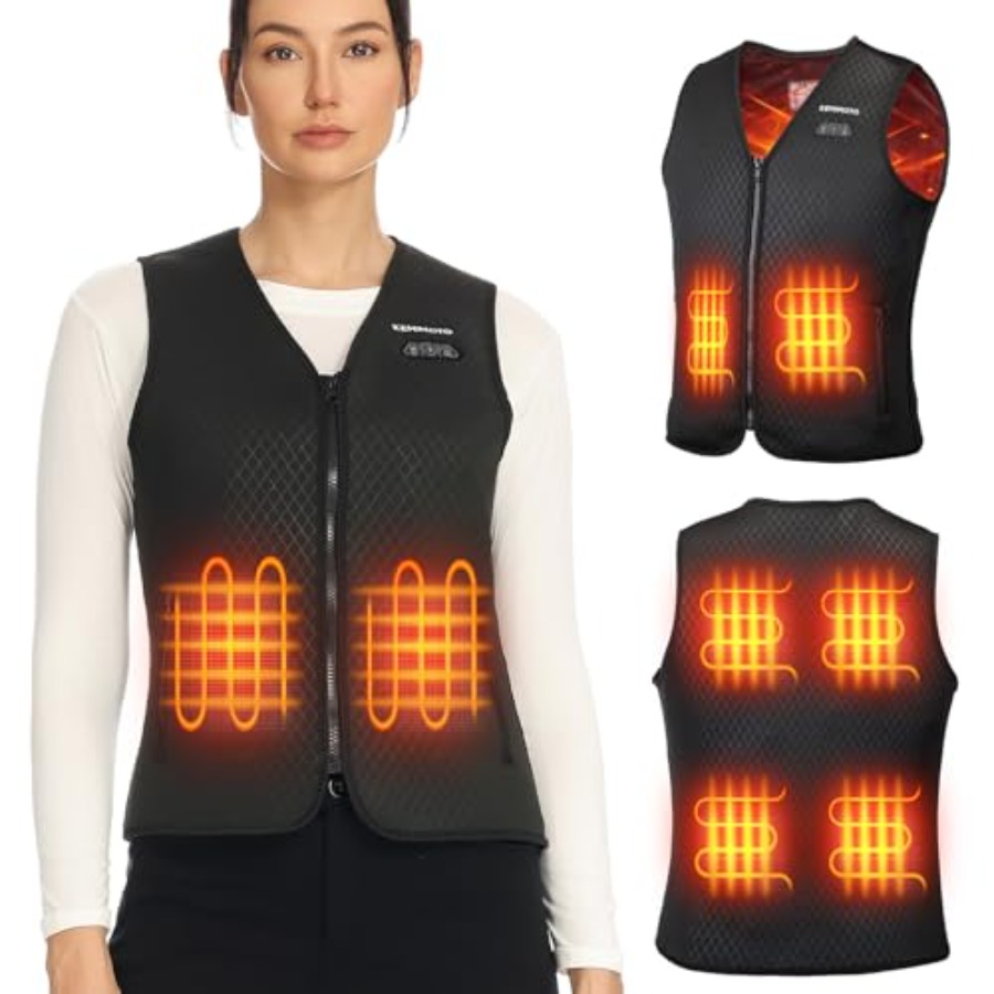 KEMIMOTO Womens Heated Vest El - Heated Vest Battery recensione e prezzo