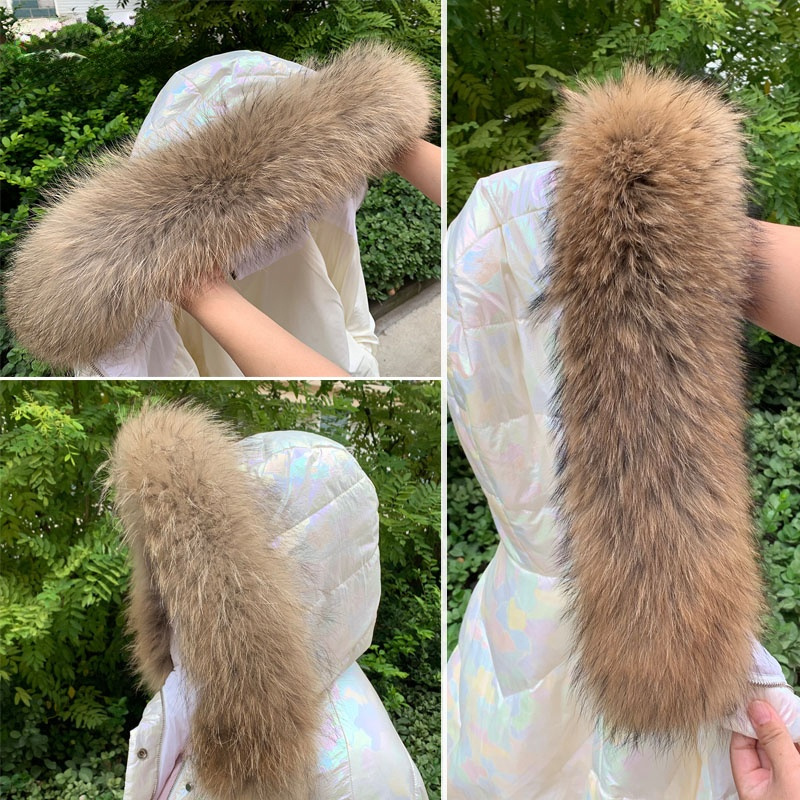 Real Fur Collar for Coat Parka - Shawl Wrap Winter recensione e prezzo