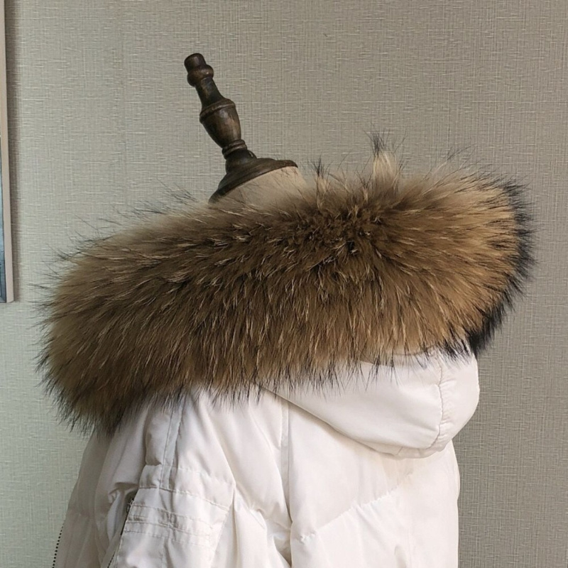 Real Fur Collar for Coat Parka - Shawl Wrap Winter recensione e prezzo