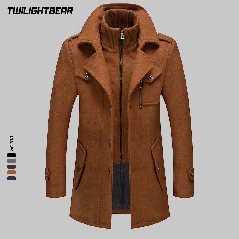Winter Men's Wool Coat Oversiz - Wool Coat Peacoat recensione e prezzo