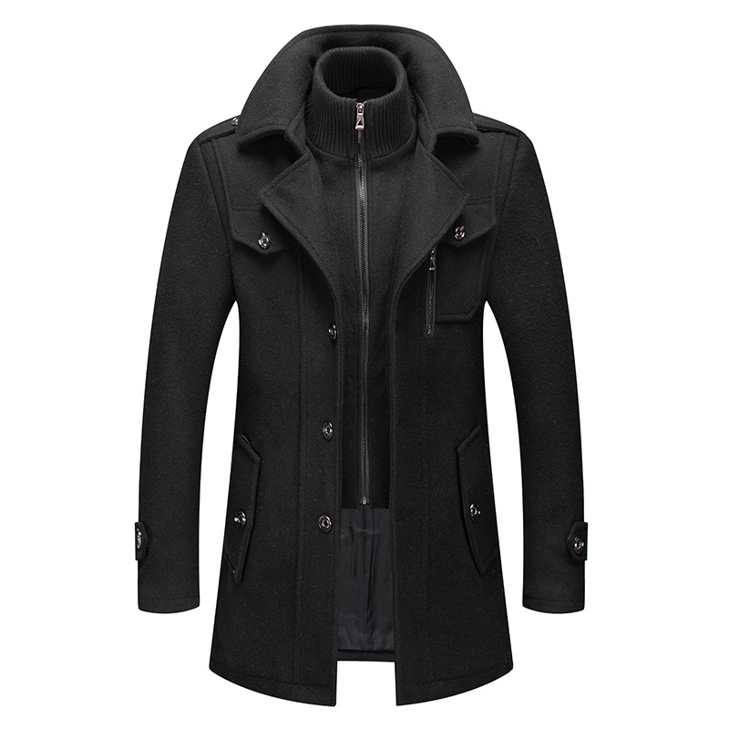Winter Men's Wool Coat Oversiz - Wool Coat Peacoat recensione e prezzo