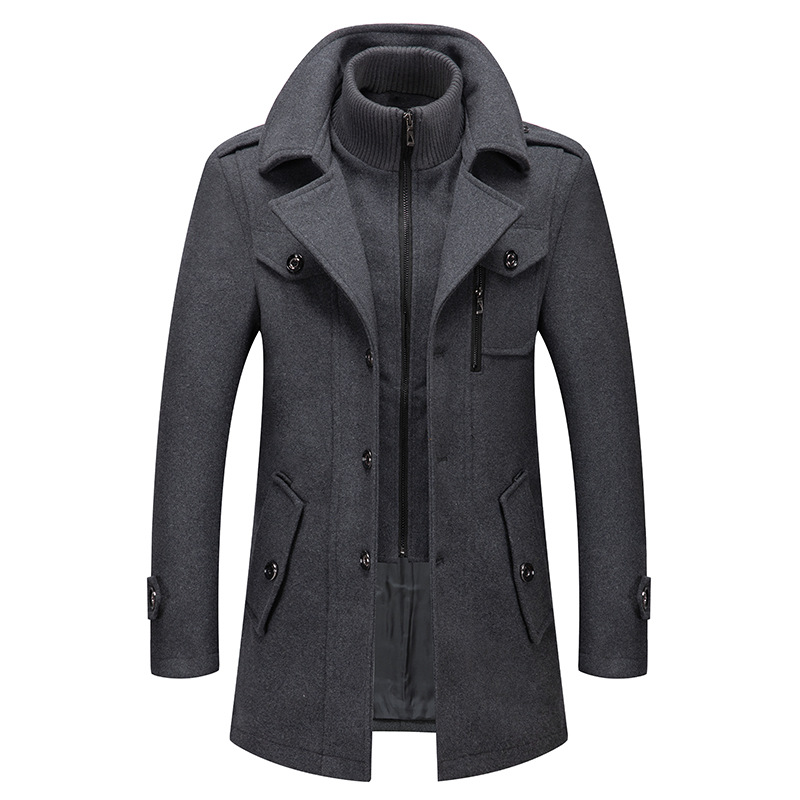 Winter Men's Wool Coat Oversiz - Wool Coat Peacoat recensione e prezzo