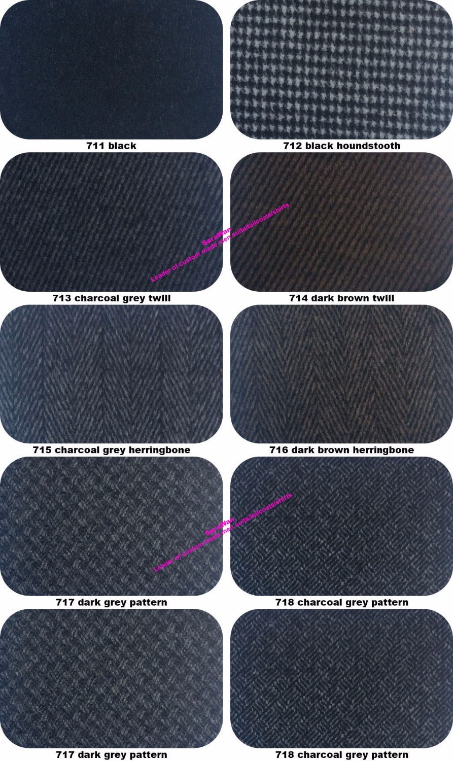 Custom Made Charcoal grey Pea  - Wool Coat Peacoat recensione e prezzo
