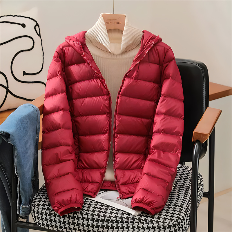 Plus Size Women Hooded Korean  - Down Jacket Packable recensione e prezzo