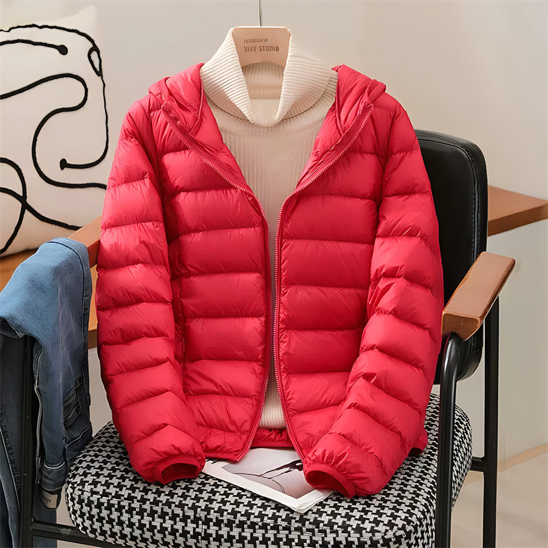 Plus Size Women Hooded Korean  - Down Jacket Packable recensione e prezzo