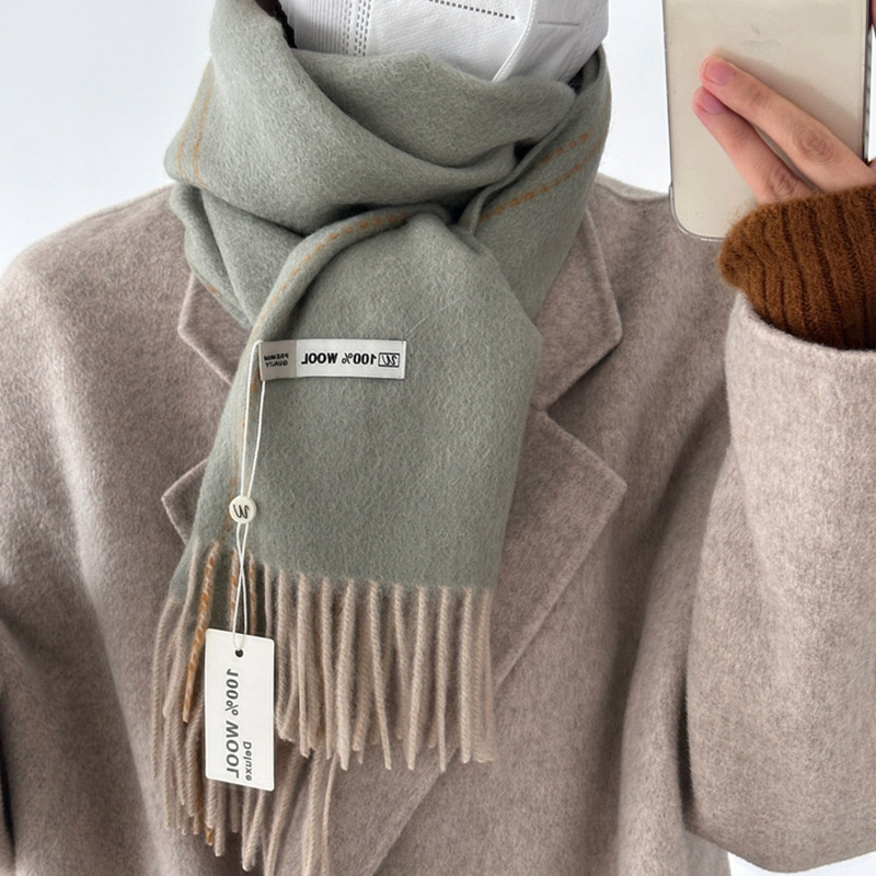 Elegant Good Quality 100% Wool - Wool Scarf Men recensione e prezzo