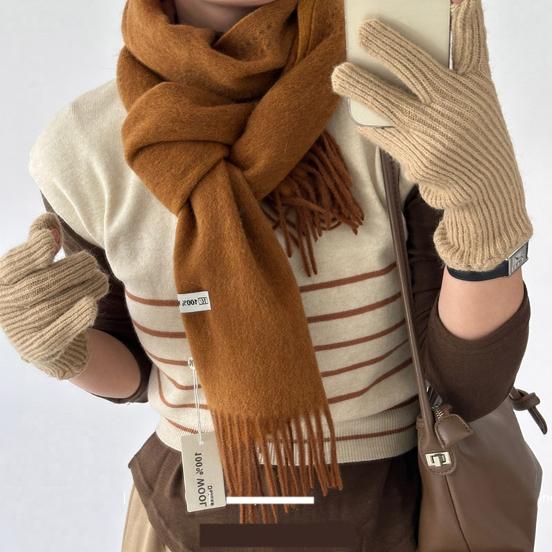 Elegant Good Quality 100% Wool - Wool Scarf Men recensione e prezzo