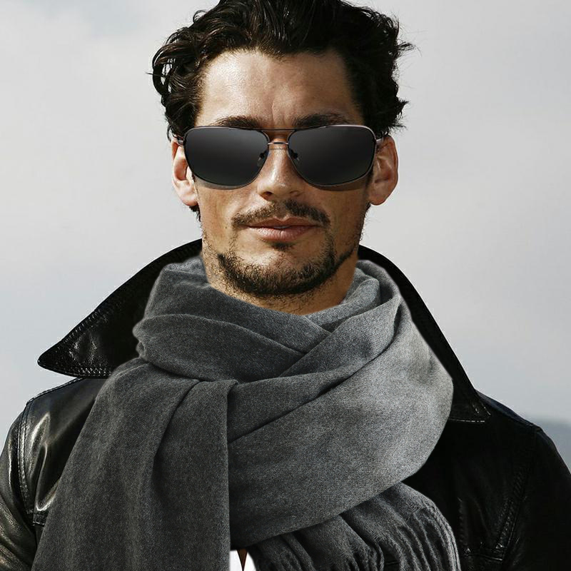 Fashion Scarf Man Winter Warm  - Wool Scarf Men recensione e prezzo