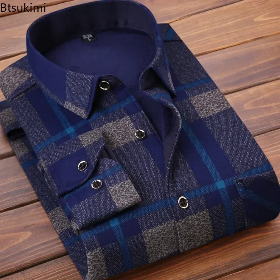 2024 Men's Winter Warm Long Sl - Flannel Shirt Lined recensione e prezzo
