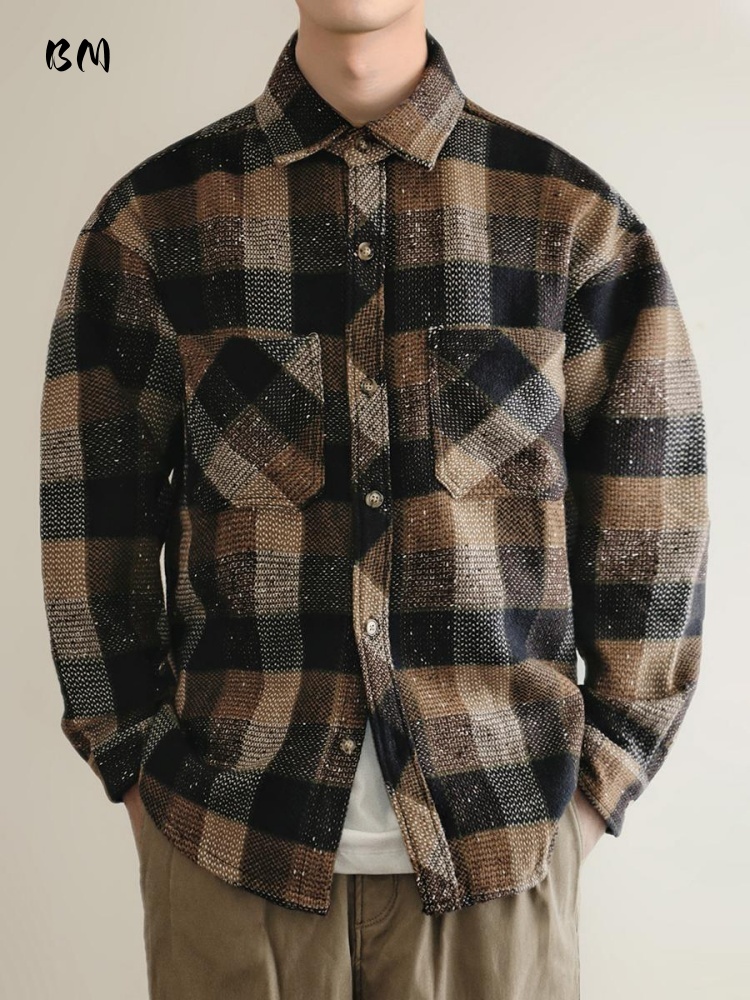 Mens American Vintage Yarn Dye - Flannel Shirt Lined recensione e prezzo