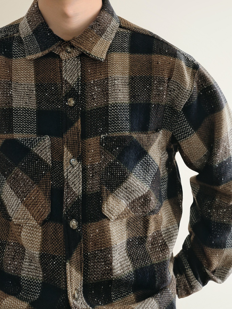 Mens American Vintage Yarn Dye - Flannel Shirt Lined recensione e prezzo