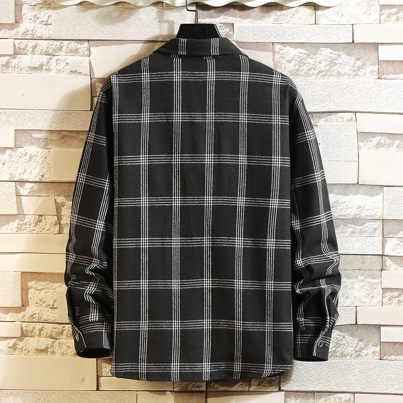 2025 Summer Men's Plaid Shirt  - Flannel Shirt Lined recensione e prezzo