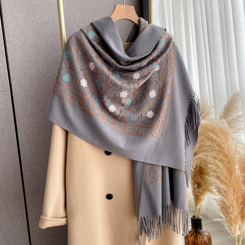 2025 New Embroidery Cashmere S - Cashmere Pashmina Wrap recensione e prezzo