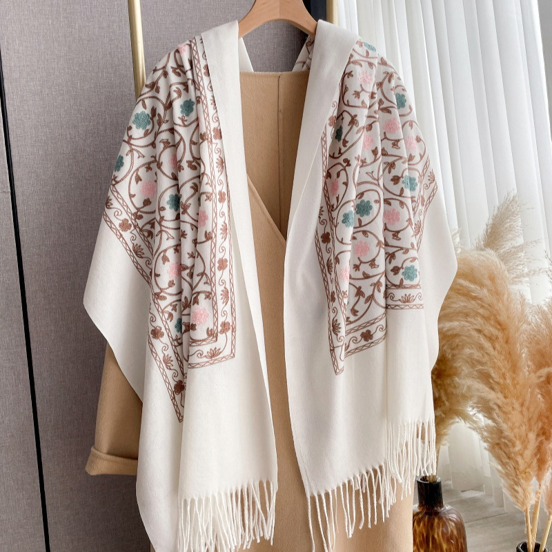 2025 New Embroidery Cashmere S - Cashmere Pashmina Wrap recensione e prezzo