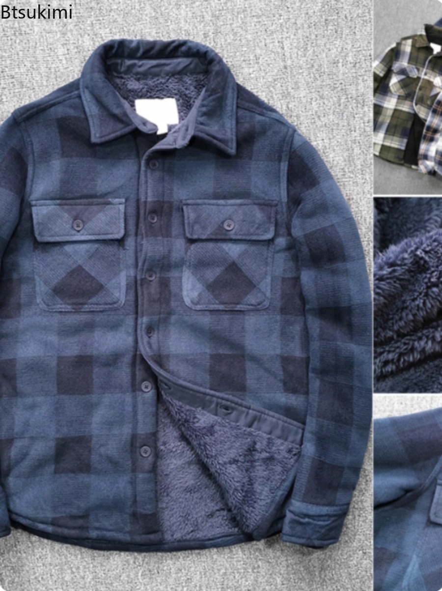Mens Winter Fleece Linend Warm - Flannel Shirt Lined recensione e prezzo